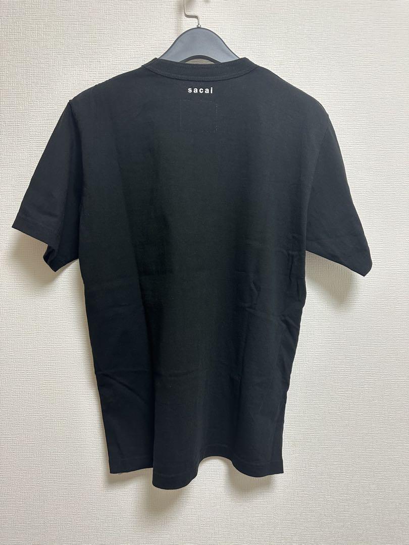 sacai 超美品 Lサイズ サカイ 黒 サイドジッパーTシャツ SCM-063 sacai 超美品 Lサイズ サカイ 黒 サイドジッパーTシャツ SCM-063