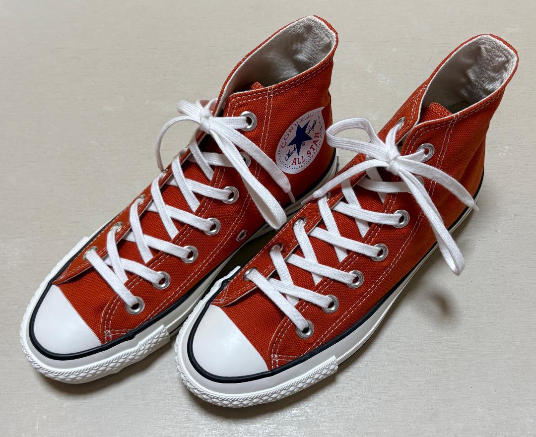 コンバース 日本製 オールスター J ディープオレンジ HI 23cm