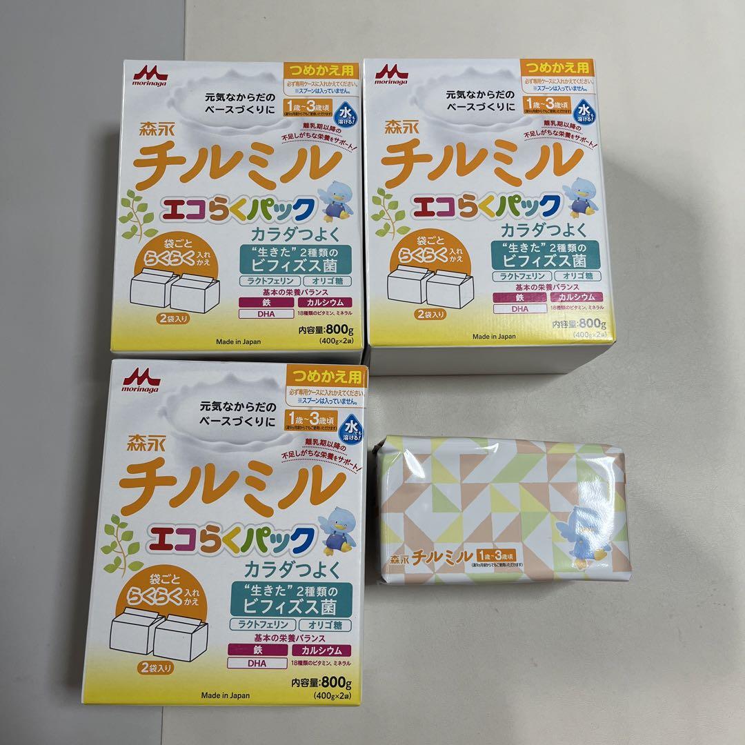森永　チルミル　エコらくパック　400g×7袋
