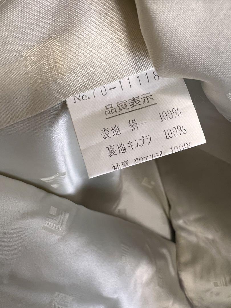 ファーコート ライナー ロング ロングコート シルク　長袖 ファー ベージュ