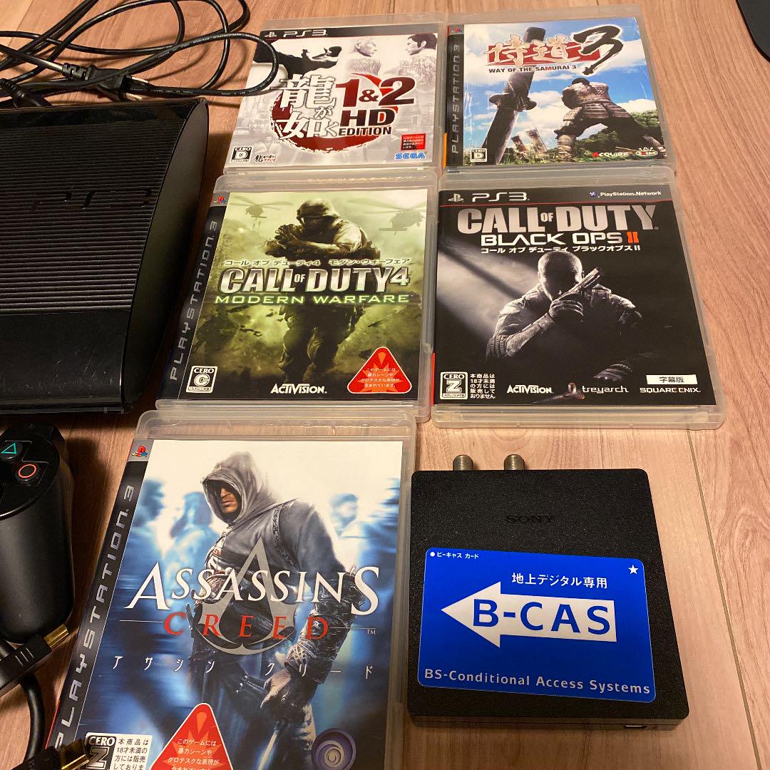 PS3トルネセット ソフト5本 hdmiケーブル付き b3out-m35171572120 コントローラー2個 正規店仕入
