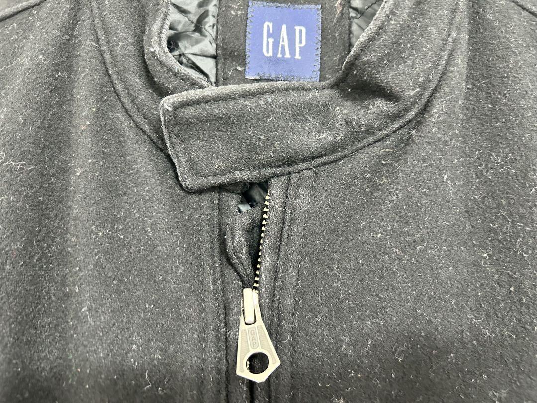 old gap ウールジャケット　スポーツジャケット　スウィングトップ　黒　90