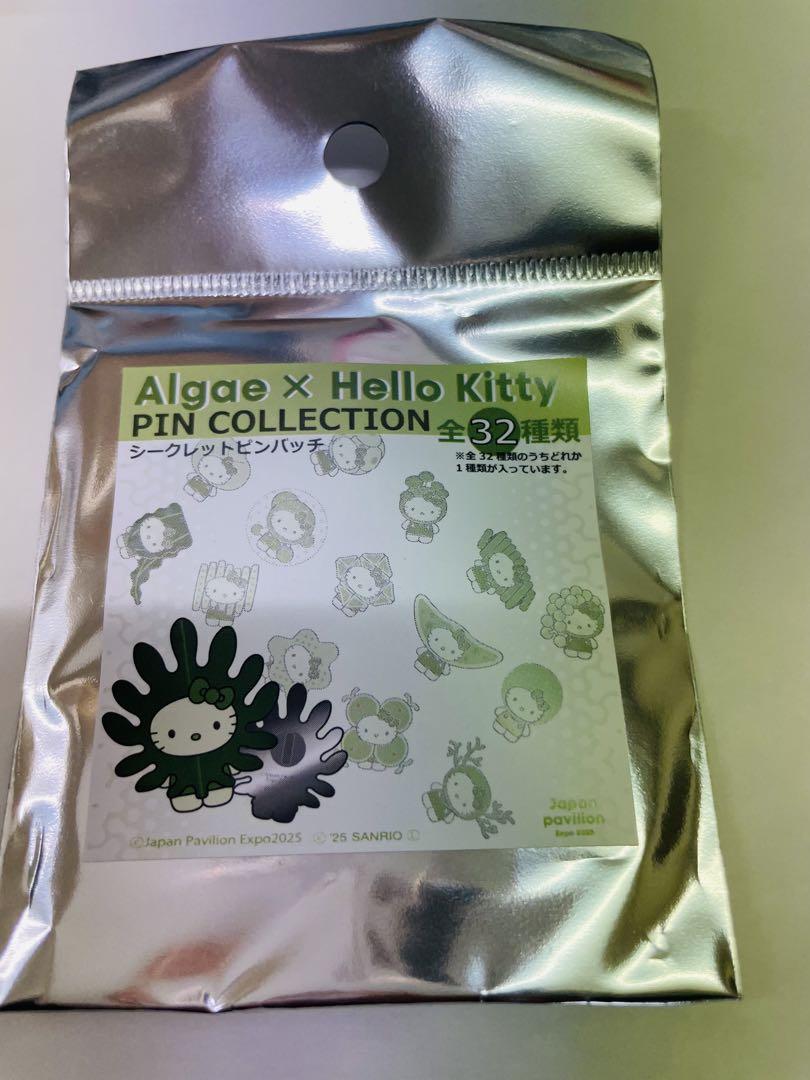 大阪関西万博　日本館　ハローキティ Algae 藻類　ピンバッジ　6種