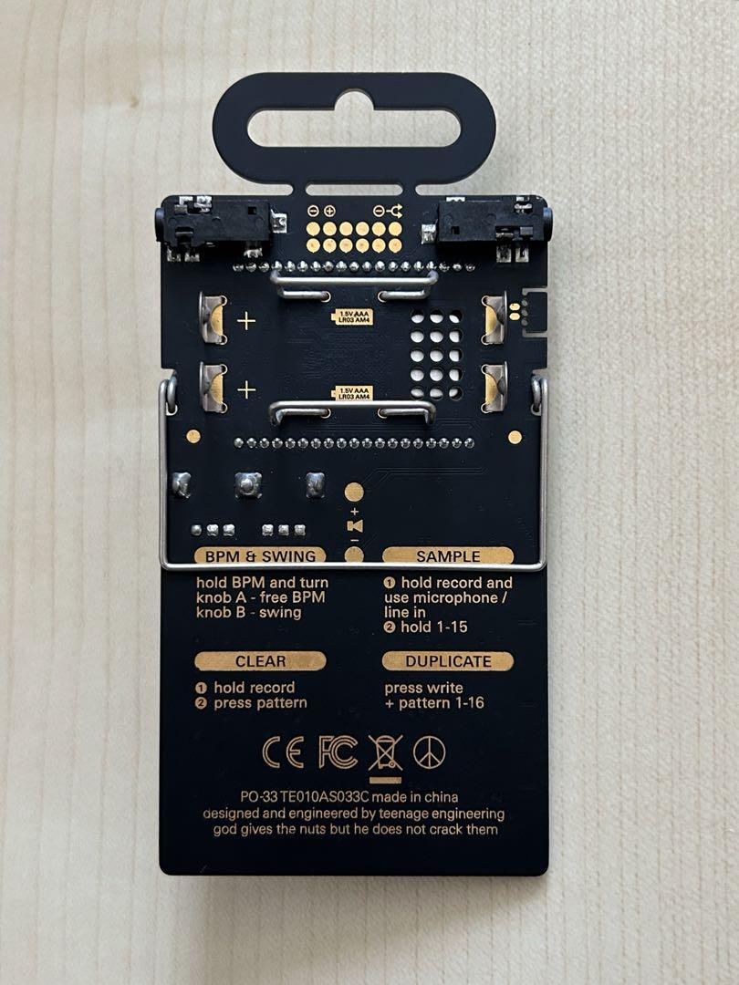 経典 PO-33 KO! Pocket Operatorティーンエイジエンジニアリング 楽器 DJ機材