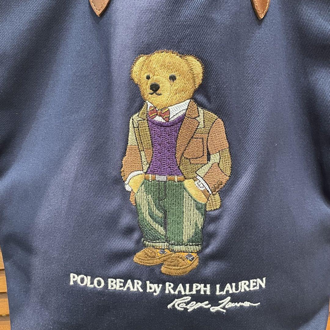 ポロ ラルフローレン ポロベアー 刺繍 コットン トートバッグ