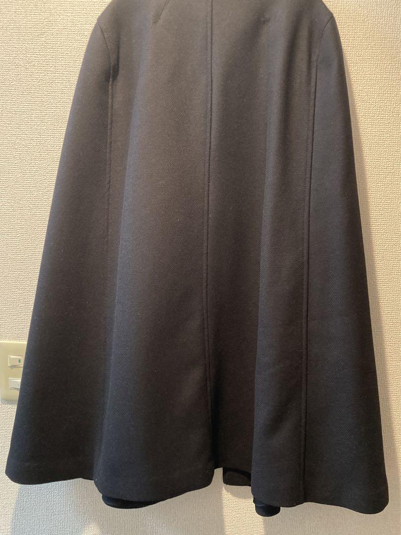 ZARA MANTECO 黒 ポンチョ・ケープコート