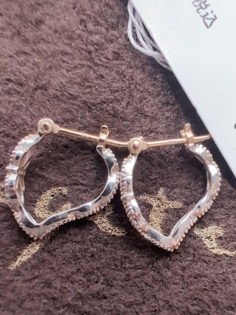 アガット　ピアス　シルバー