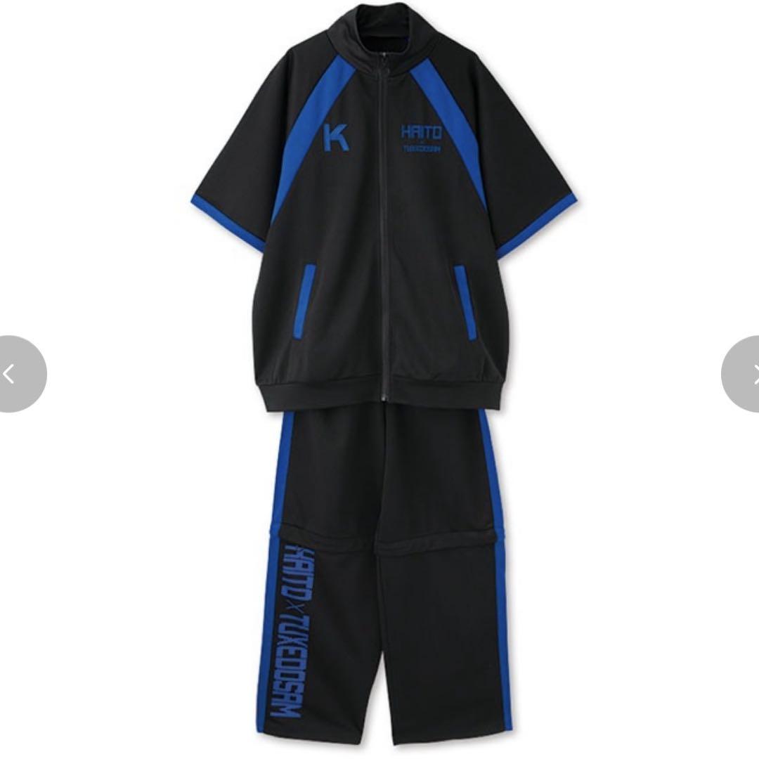 M　KAITO と タキシードサム　ブルゾン+パンツ　セットアップ　ピアプロ×サ アベイル ボカロ サンリオコラボ ブルゾン+パンツ（KAITO