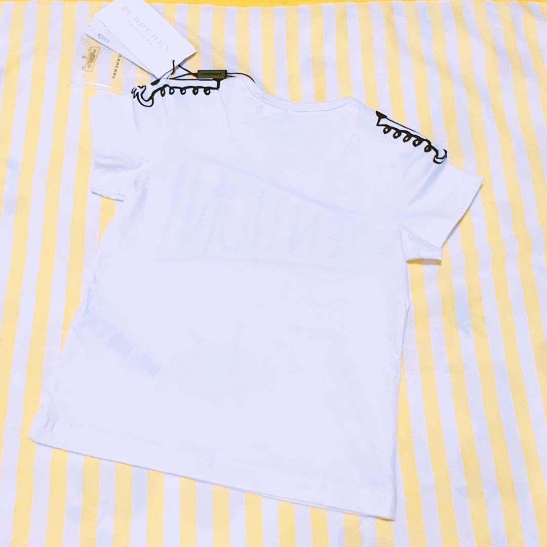 新品 未使用 Burberry 半袖Tシャツ 90 ホワイト 18M 白