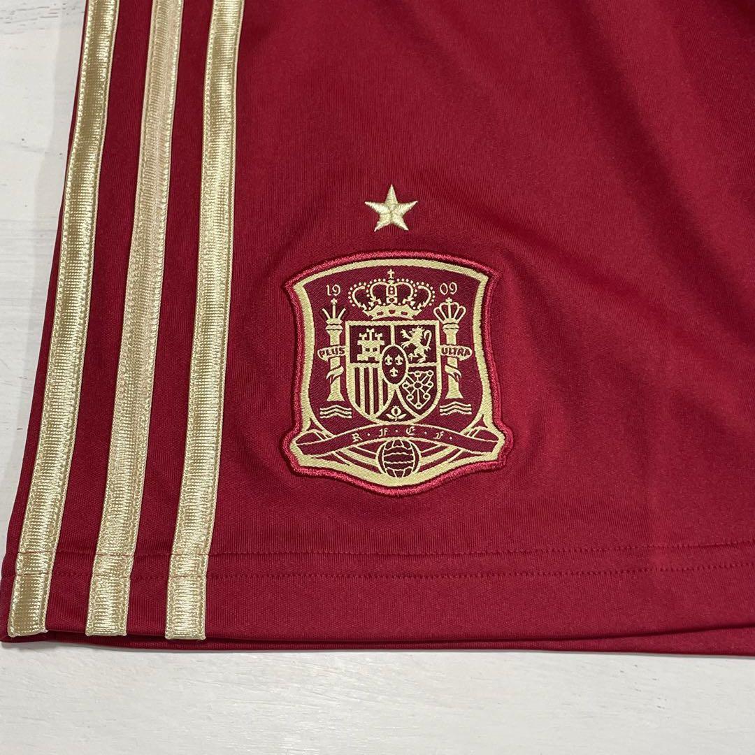極美品 adidas W杯チャンピオンスペイン代表ユニフォーム セットアップ