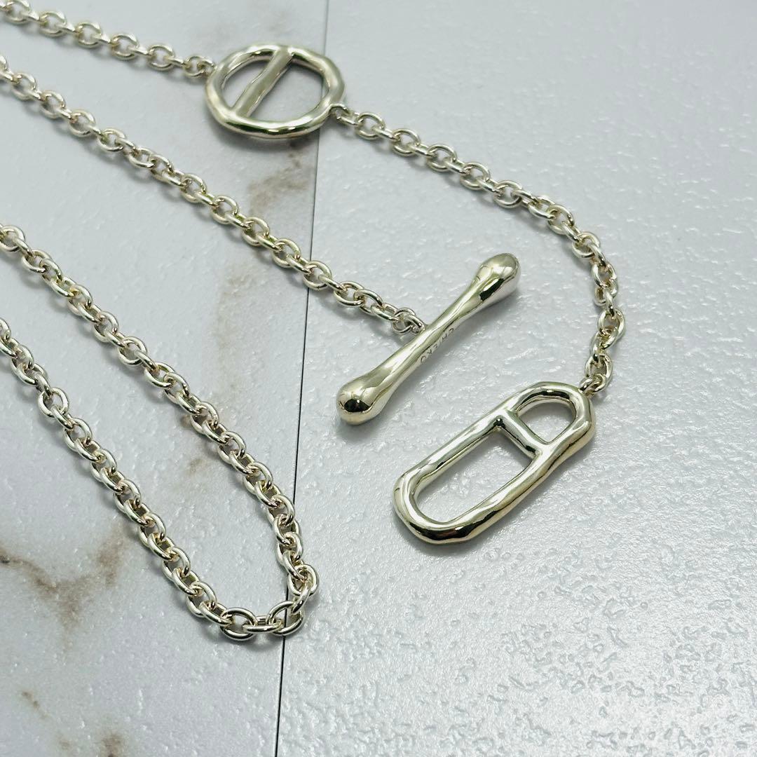 CHIEKO+ チエコプラス grace ネックレス チェーン トグル シルバー CHIEKO+ チエコプラス grace ネックレス チェーン トグル シルバー