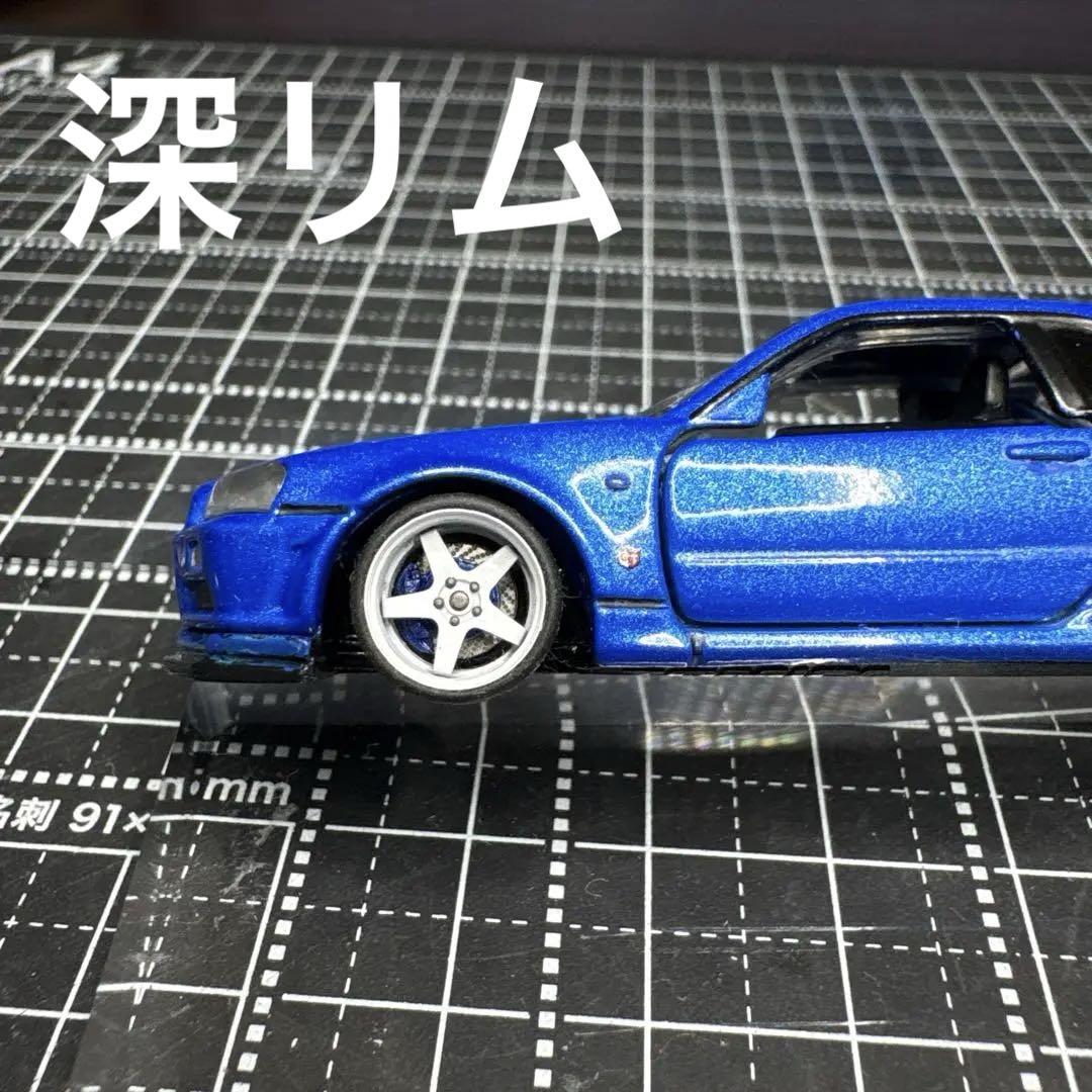 カスタムトミカ　トミカプレミアム 日産スカイライン GT-R V-SPEC 青
