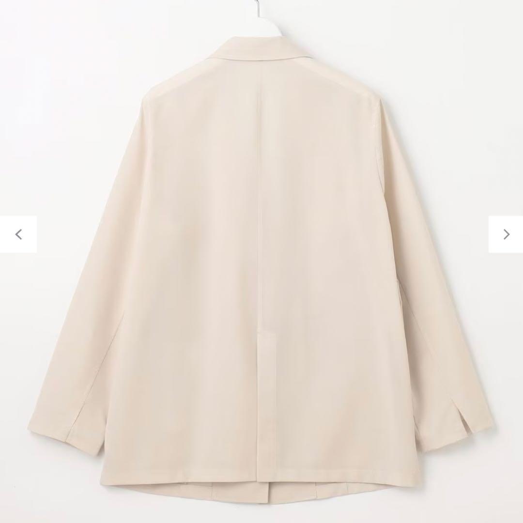 極美品 24SS 23区 シアーマットクロス ジャケット 1B ベージュ