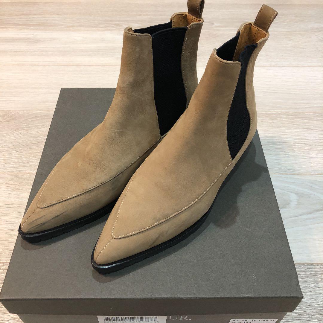 2850円 売却 CHEMBUR チェンバー サイドゴアショートブーツ