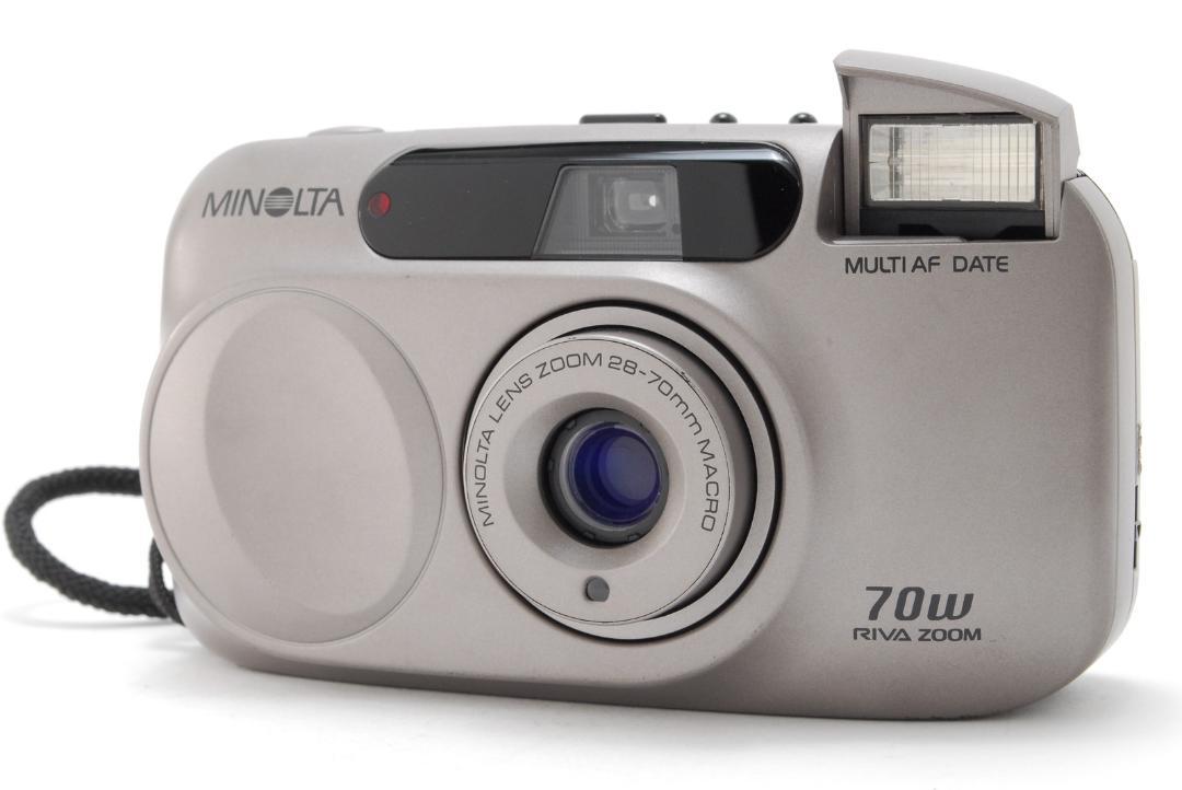 【動作確認済み】MINOLTA 70W フィルムカメラ MINOLTA RIVA ZOOM 70W コンパクトカメラ - メルカリ