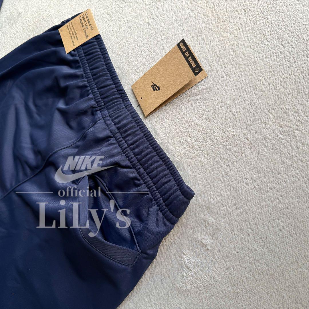 1新品　ナイキ上下セットアップ　ネイビー　ＸＬ　ロゴ刺繍　NIKE スウォッシュ