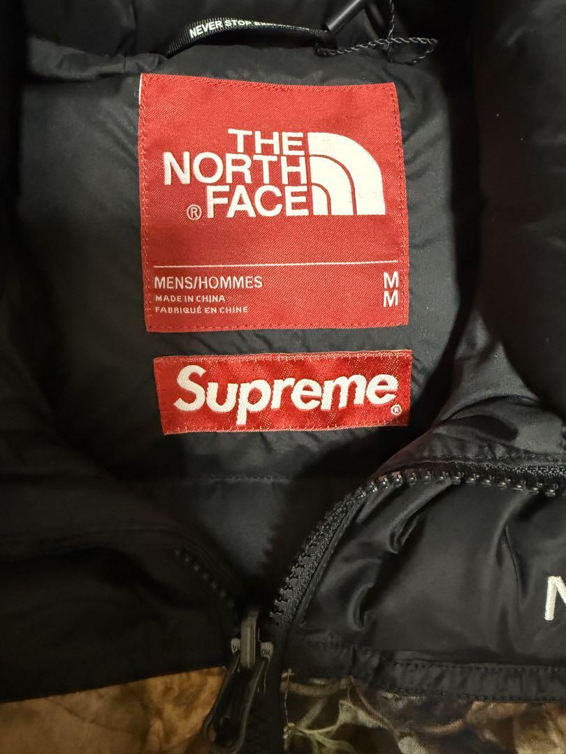 ジャケット・アウター Supreme The North Face Leaves Nuptse M
