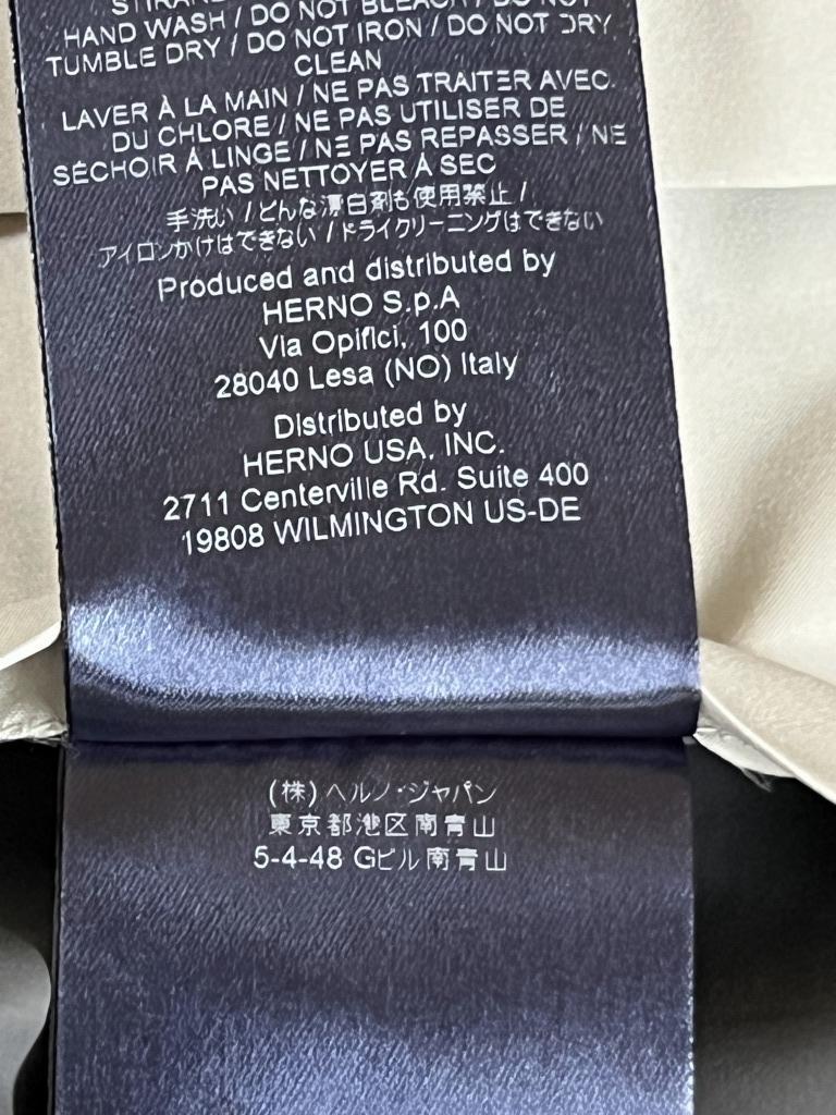 新品 ヘルノ HERNO ラミナー GORE-TEX ステンカラーコート 48