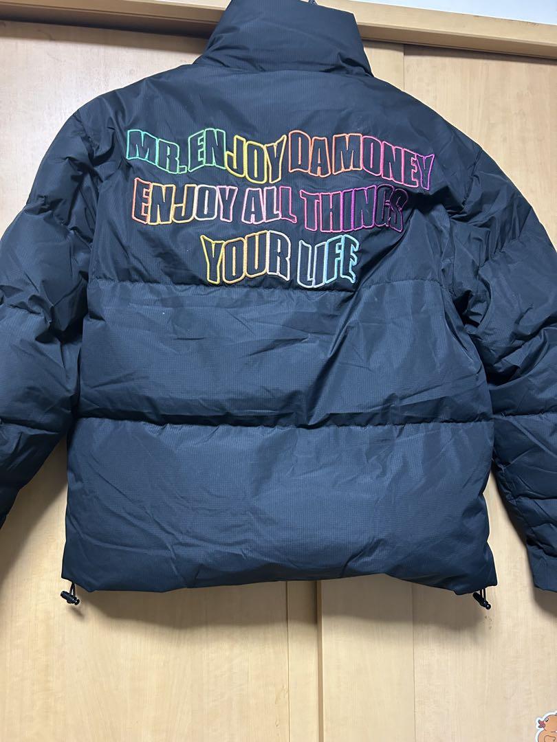 MR. ENJOY DA MONEY ダウンジャケット ブラック