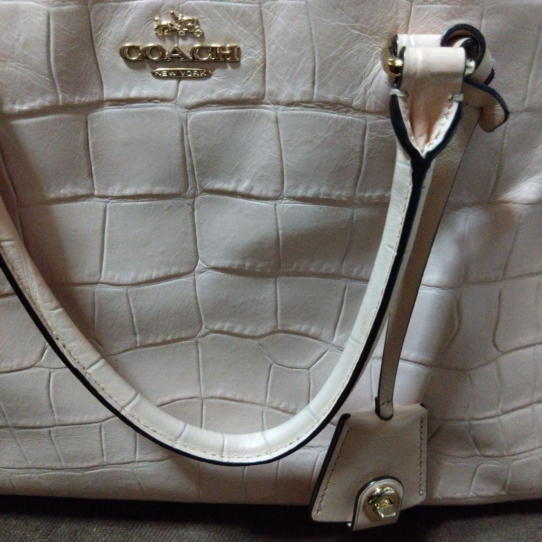 コーチショルダーバック クロコ型押し ショルダーバッグ | viventre.com.br