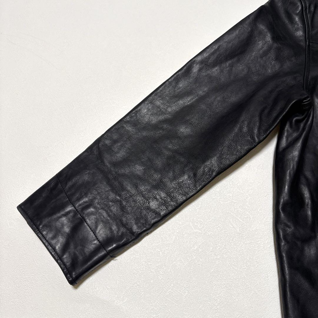 90s OLD GAP レザーカーコートジャケット XL ヴィンテージ 本革