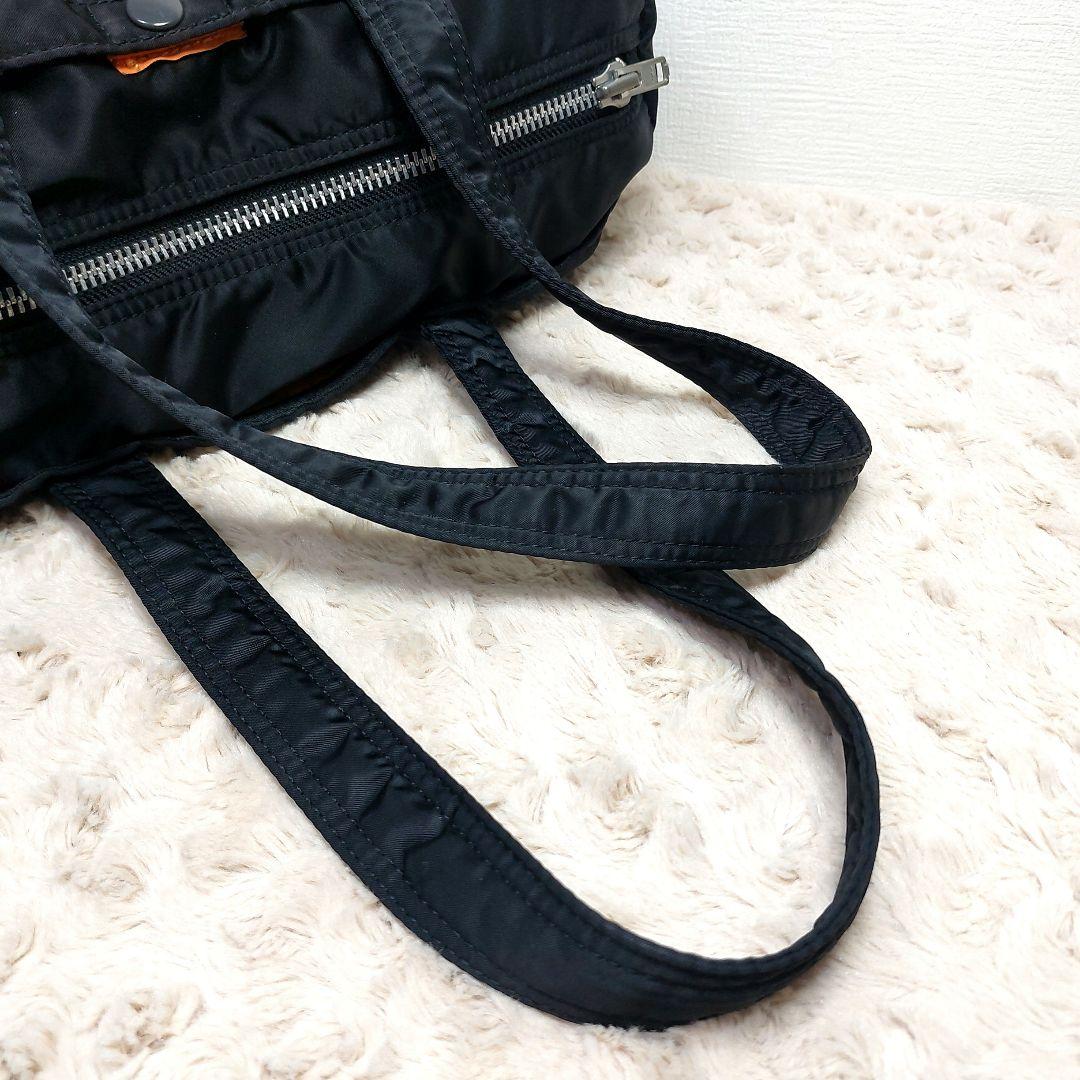 美品　PORTER　タンカー　ダッフルバッグ　ミニ ボストンバッグ 　ブラック