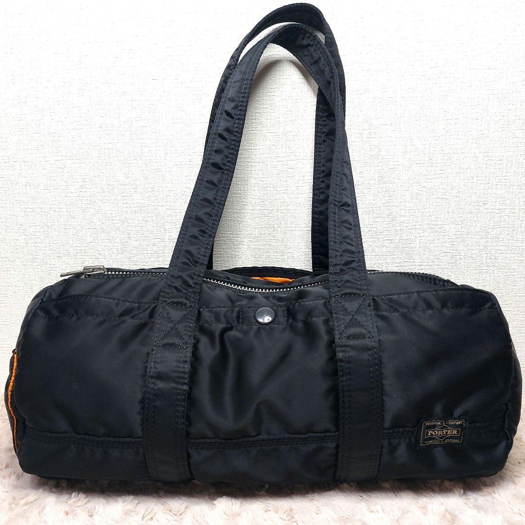 美品　PORTER　タンカー　ダッフルバッグ　ミニ ボストンバッグ 　ブラック