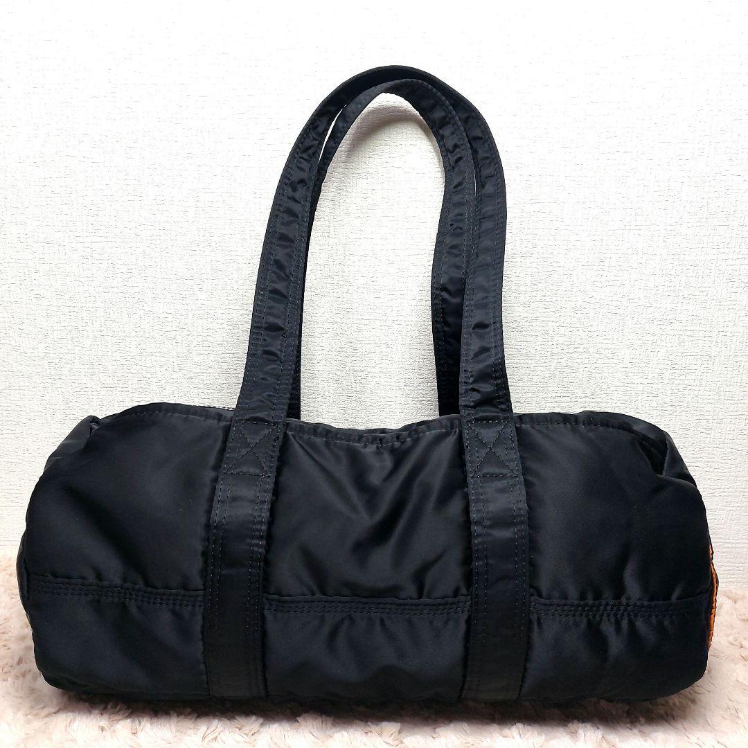 美品　PORTER　タンカー　ダッフルバッグ　ミニ ボストンバッグ 　ブラック