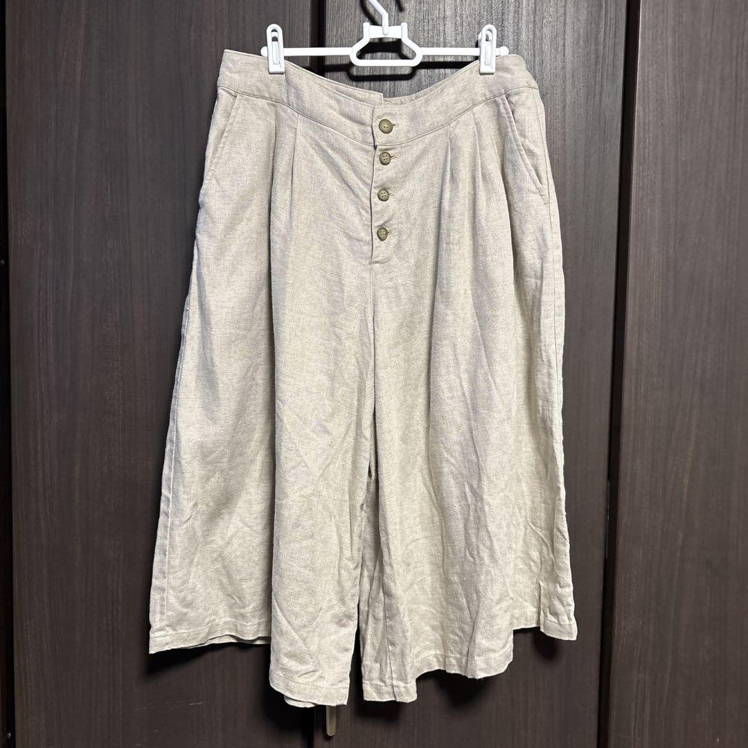 nest robe 麻　ガウチョパンツ