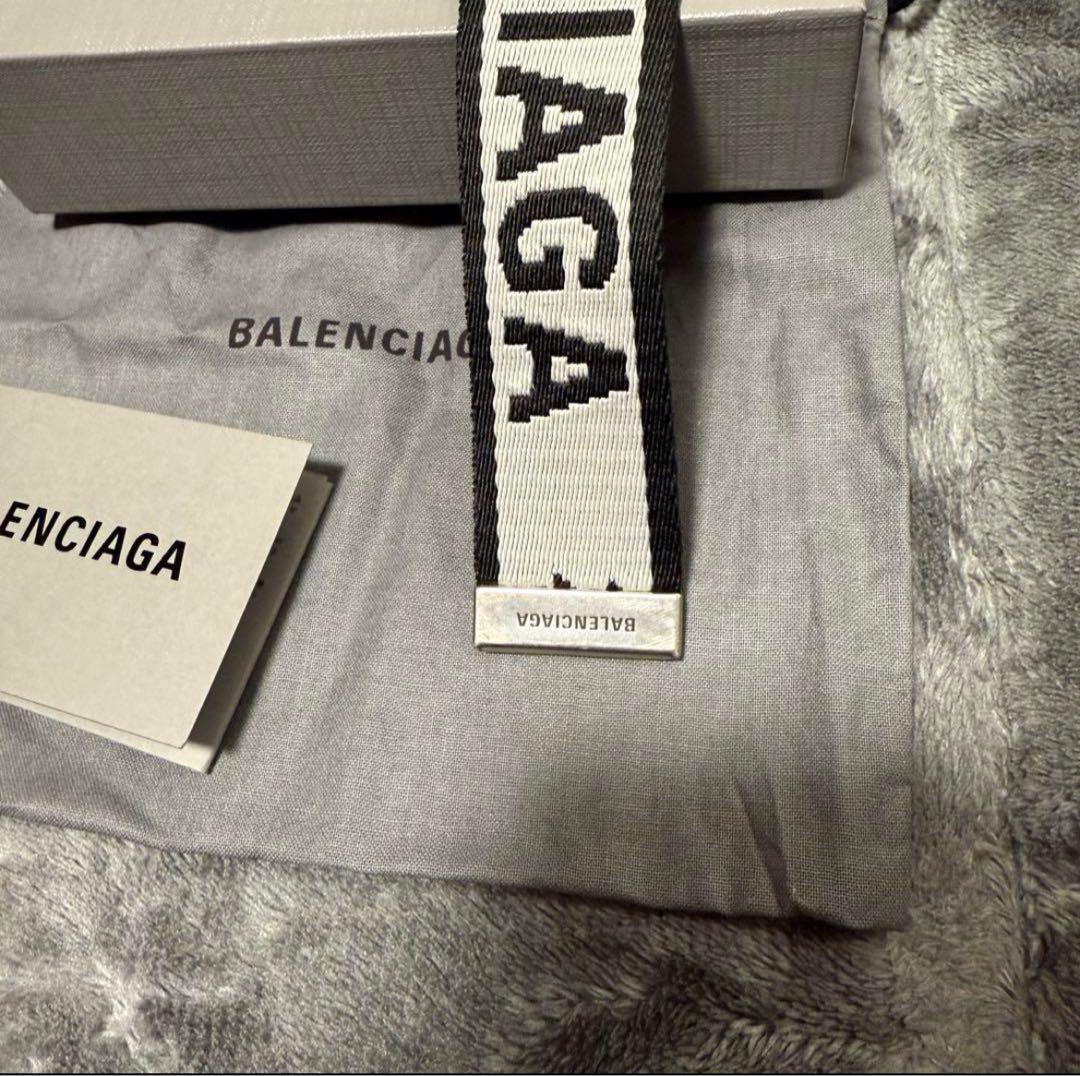 小物 BALENCIAGA D RING BELT GREY BLACK