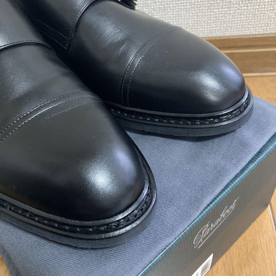 【新品未使用】パラブーツ ダブルモンクストラップ VIGNYサイズ8（26.5）