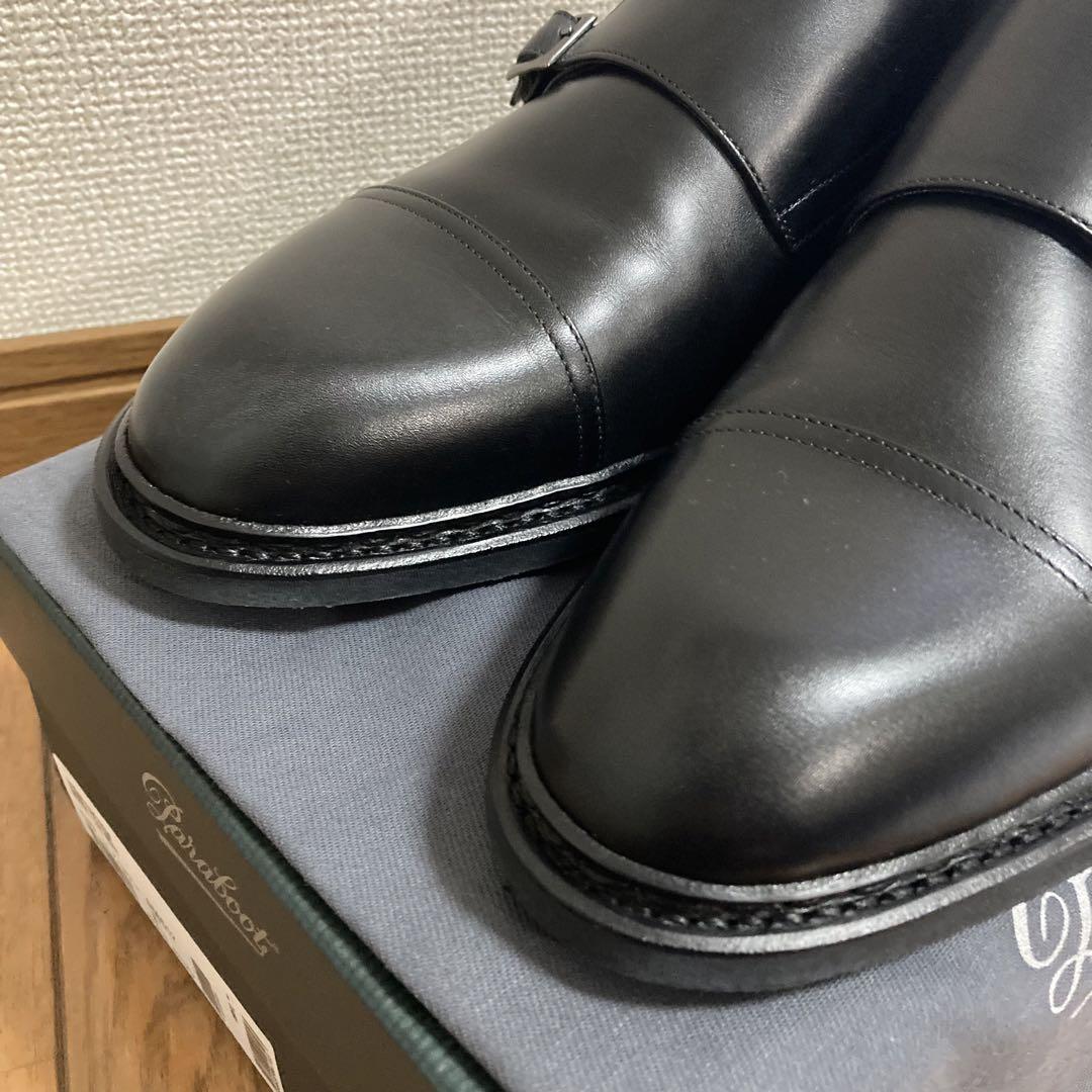 【新品未使用】パラブーツ ダブルモンクストラップ VIGNYサイズ8（26.5）