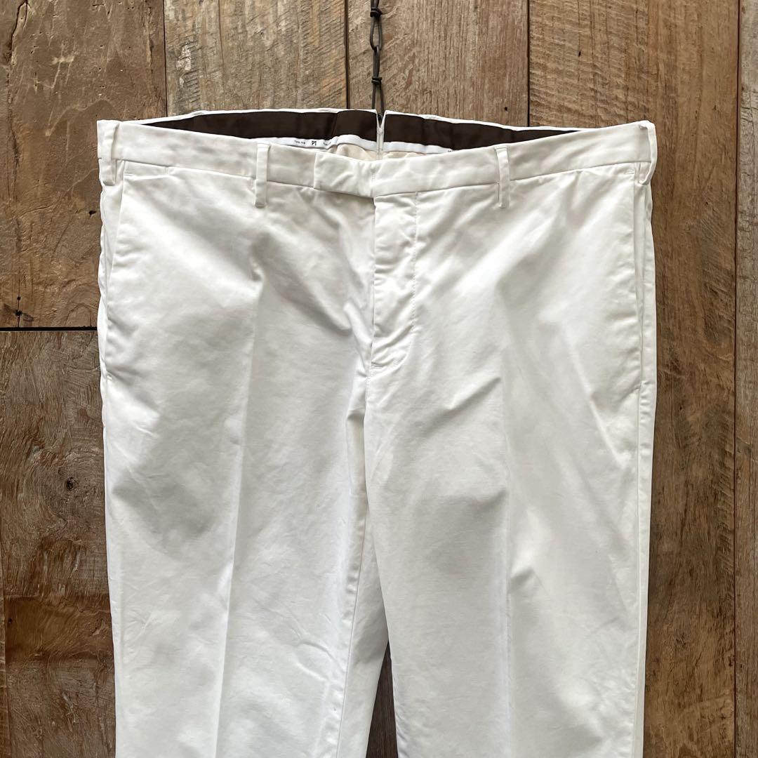 極美品】PT TORINO テーパード コットン スラックス パンツ 50