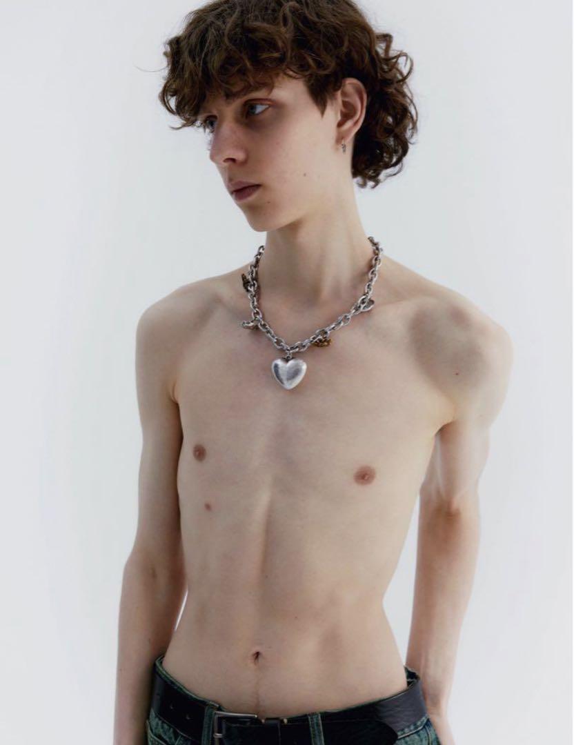 delivery Heart chain necklace ネックレス