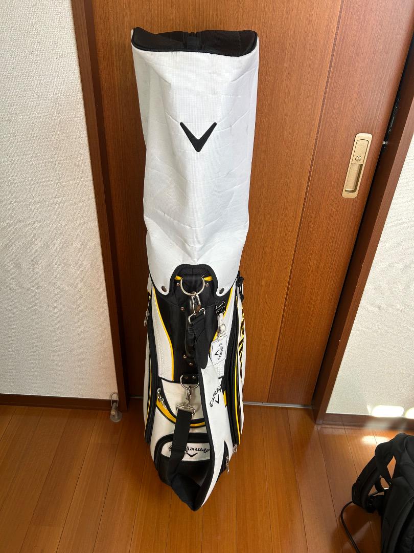 ゴルフ　キャディバッグ　キャロウェイ　黄色