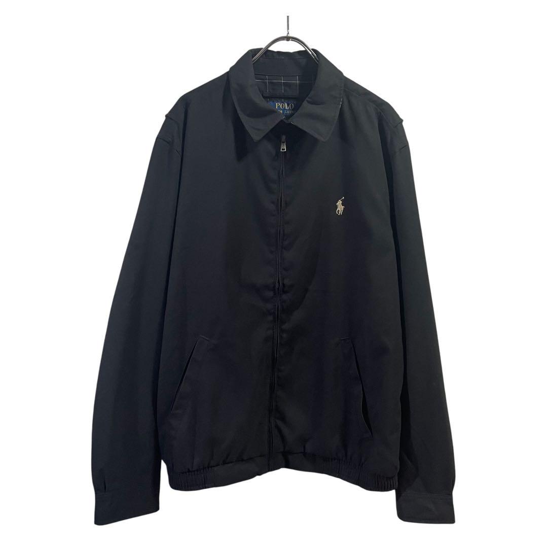 Ralph Lauren スイングトップ ブラック L 90s Polo Ralph Lauren Black Denim Drizzler Jacket 黒 L ポロ