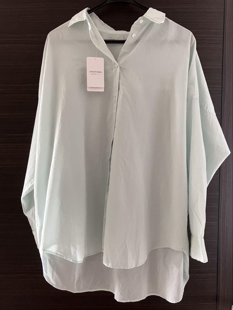 ■新品【Spick and Span】ガーメントダイカシュクールシャツ