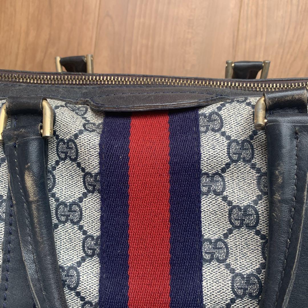 オールドグッチシェリーラインミニボストンバッグ