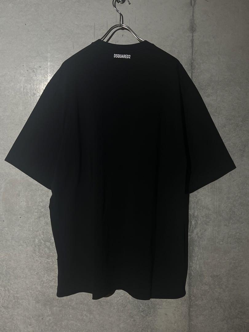 新品】ディースクエアード Tシャツ ブラック D9M3Z4200