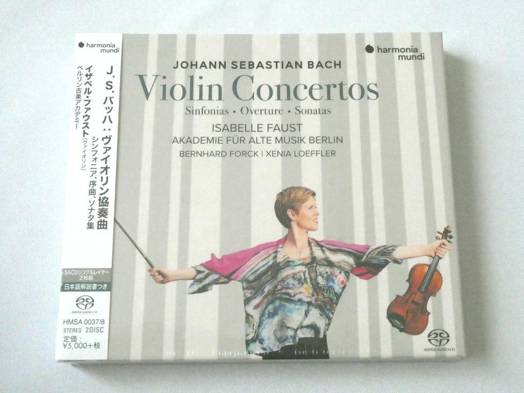 SACD ファウスト/JSバッハ/ヴァイオリン協奏曲 イザベル・ファウスト J.S.バッハ : ヴァイオリン協奏曲 2SACD