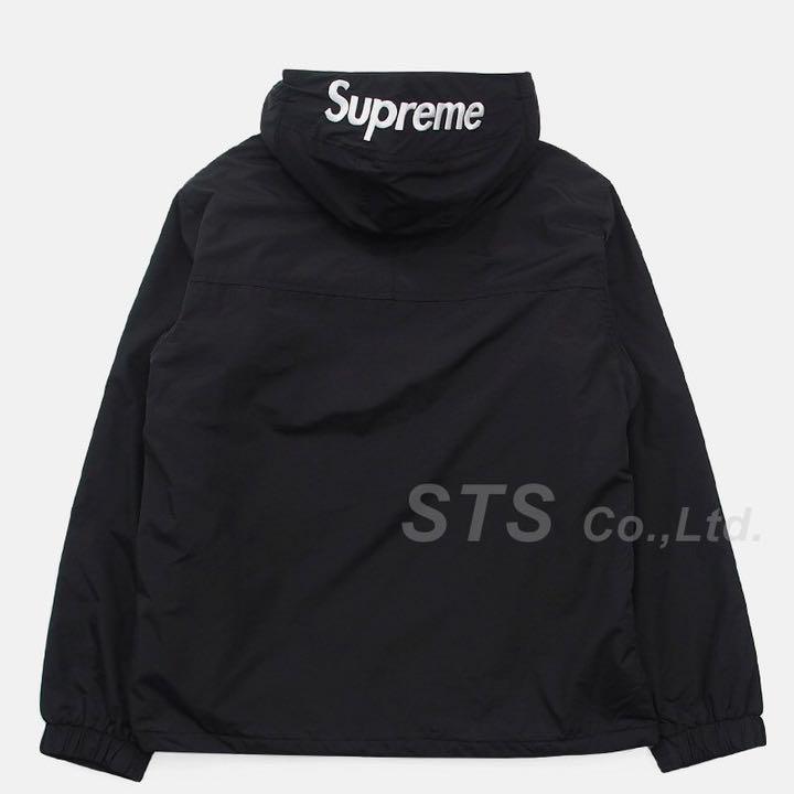 られた SUPREME Hooded Logo Half Zip Pullover L fx0zG-m35203503555 そこそこ