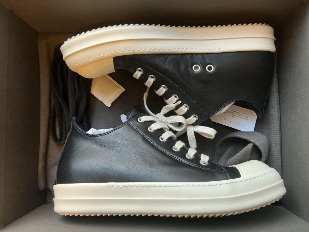 靴 Rick owens low ramones