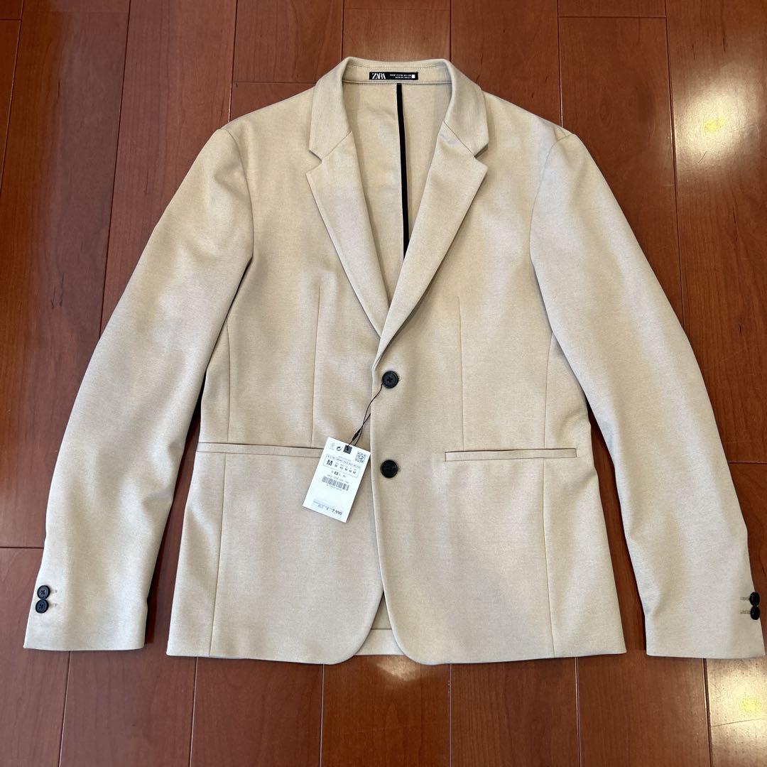 肌触りがいい 新品ZARA⭐️メンズジャケットMサイズ メルカリ - ジャケット・アウター