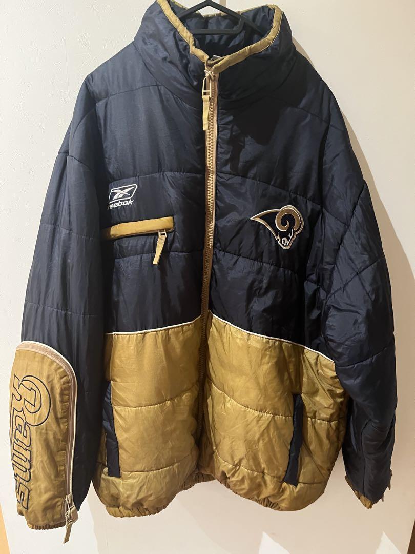 リーボック　NFL フットボール ロサンゼルスラムズ　90s 中綿ジャケット