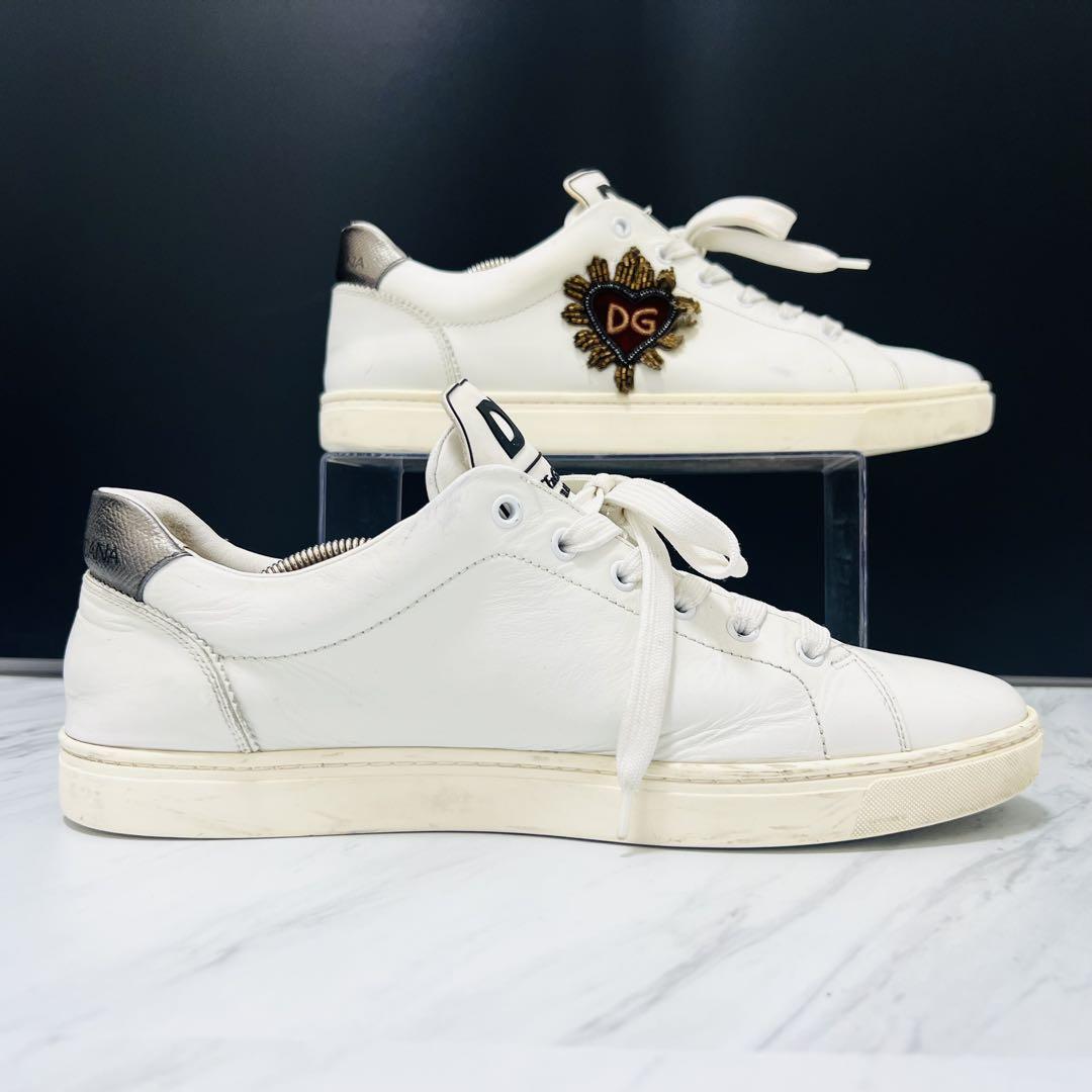 DOLCE&GABBANA スニーカー DGハート エンブロイダリー 27.5