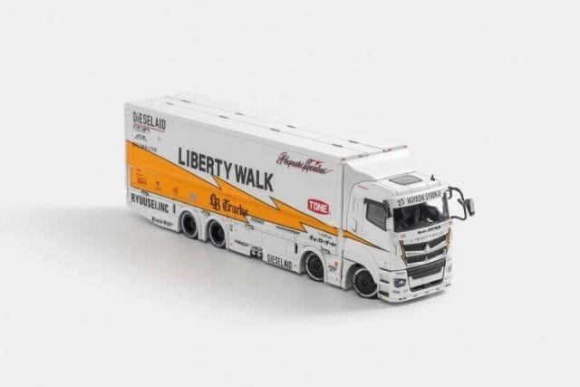 1/64 トランスポーター 三菱 FUSO キャリアカー Track トレーラー
