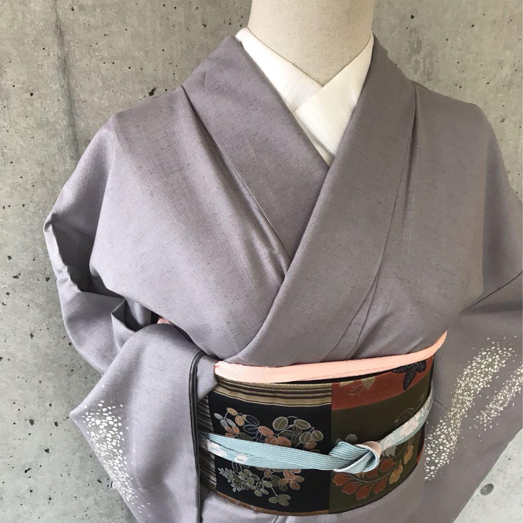 上質な紬の訪問着 袷