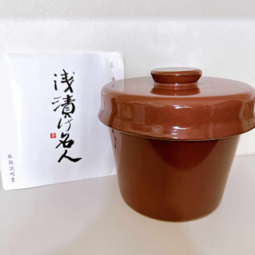 新品未使用浅漬け名人菜漬器レシピ付き