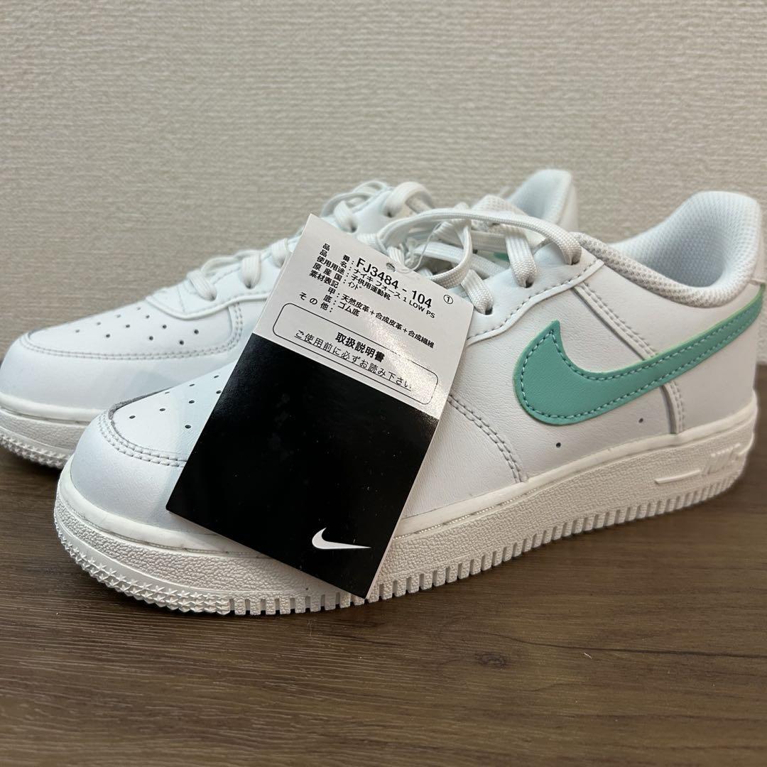 Nike Air Force 1 ホワイト/ミント　22センチ
