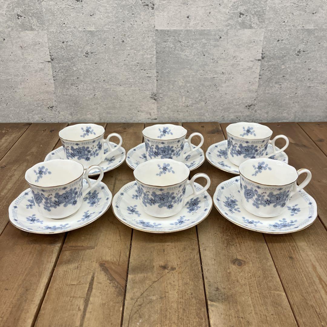 昭和レトロ ノリタケ 陶器製 花柄 カップ&ソーサー ティーカップ 珈琲カップ